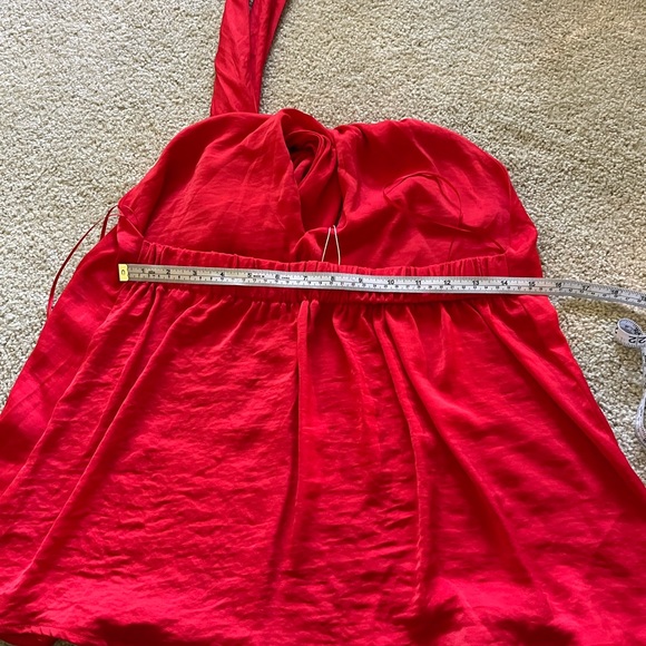 Glam Keyhole Red Halter NWT Large - Picture 5 of 11